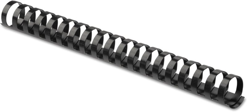 Fellowes 52367 Plastic Comb Bindings, 3/4" Diameter, 150 Sheet Capacity, Black - Pack of 100 Combs - Image 1