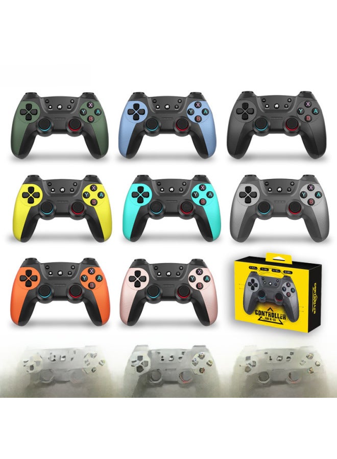 Private Model Wireless Bluetooth Game Controller For Switch Pro Wake-up Vibration Gyro Handle Digital Computer Game Controller-Product Color:Lemon Yellow - Image 2