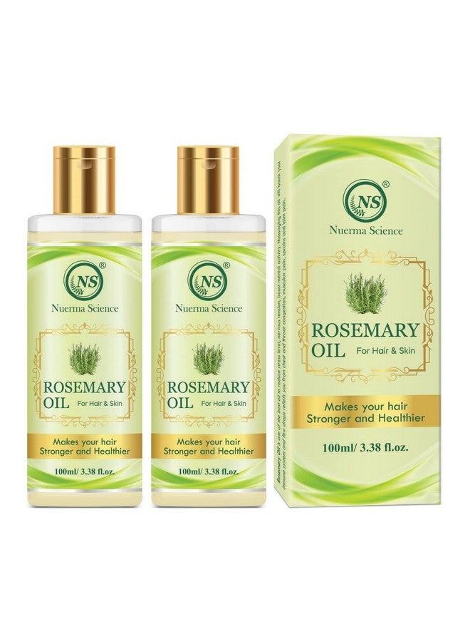 Nuerma Science Rosemary Oil For Hair 200 ML (Pack of 2, 100 ML Each)