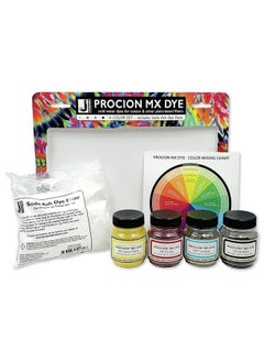 Jacquard Procion Tie Dye Powder 4-Color Set 2/3oz Jars - Powder Dye for Tie Dye - Permanent & Washfast Powder Tie Dye - Use as Ice Tie Dye Powder, Cold Water Dye for Fabric & Clothing Dye  - Image 2