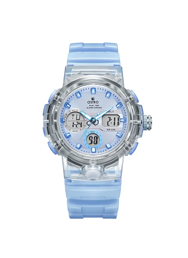 أسترو ASTRO Kids Analog-Digital Blue Dial Watch - A23822-PPLL