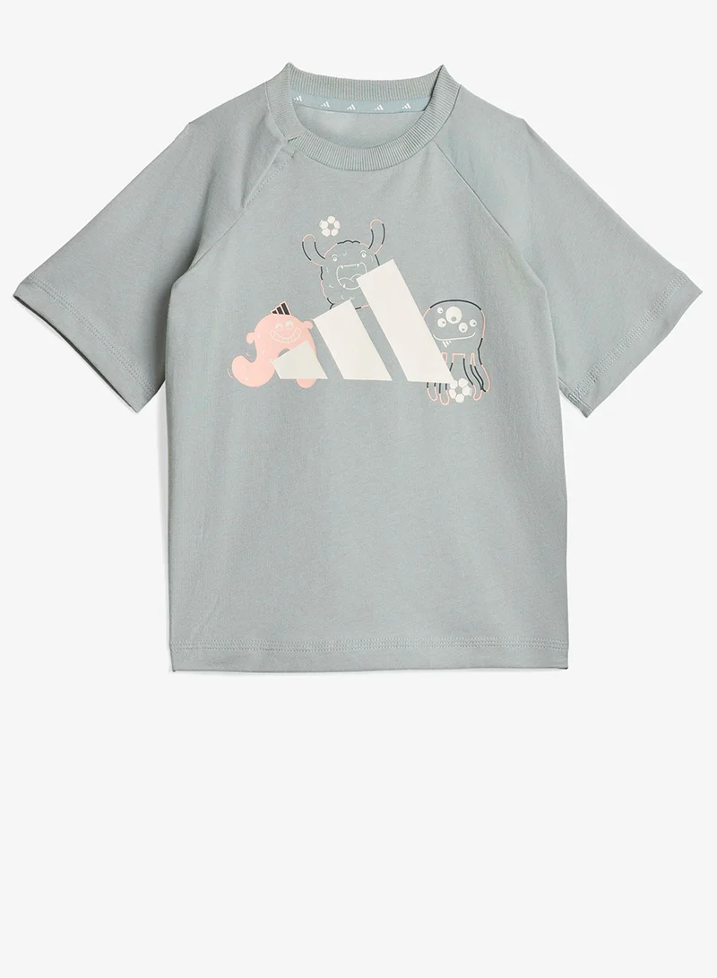 اديداس طقم تي شيرت للأطفال من تيرو-نستر