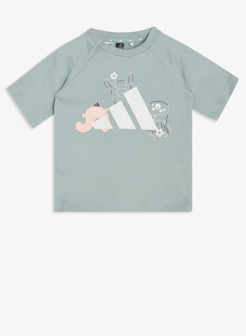 Adidas Infant Tiro_Nster T-Shirt Set - Image 2
