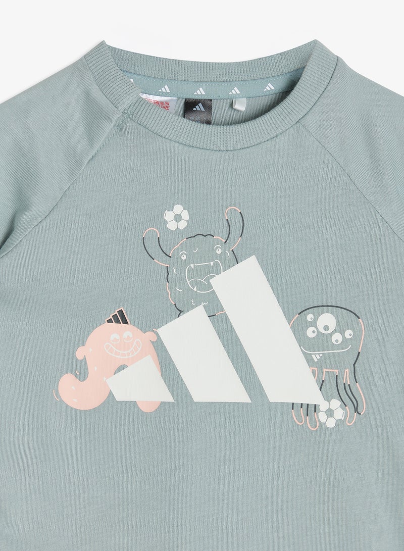 Adidas Infant Tiro_Nster T-Shirt Set - Image 4