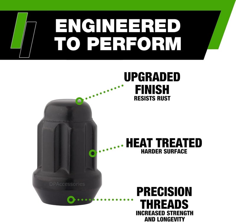 DPAccessories Black Spline Lug Nuts Set - Image 5