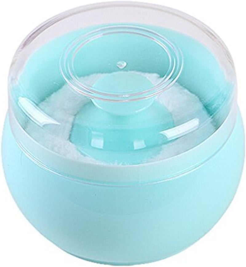 Topwon Baby Powder Puff Kit for Body Powder Container Dusting Powder Case for Baby&Mom