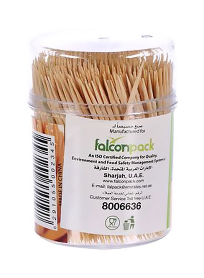Falcon 500-Piece Bamboo Tooth Picks Beige - Image 4