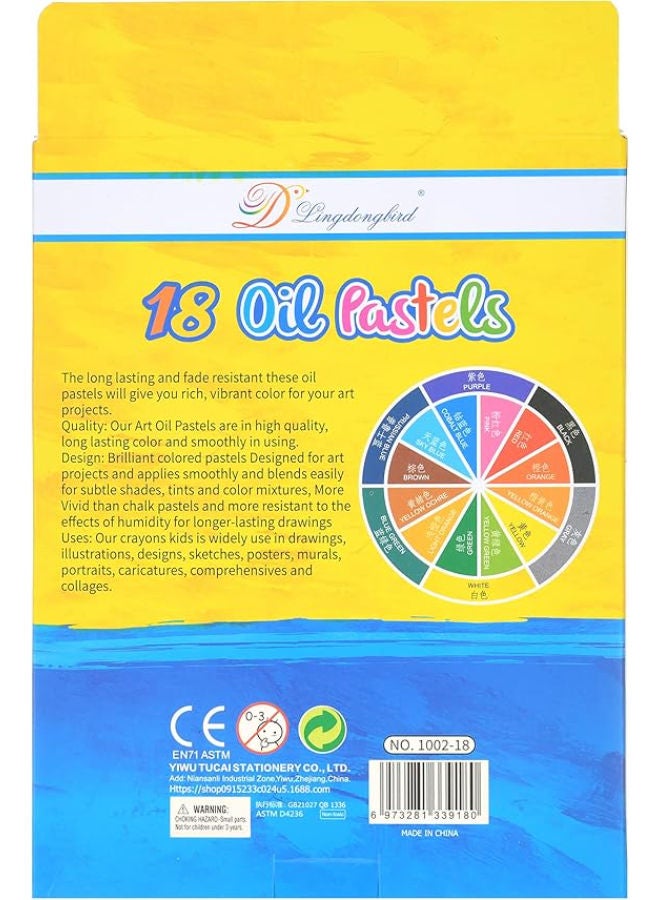 المعايرجي‎ مجموعة أقلام تلوين 18 لونًا رقم: sx-72_1002-18 - Image 3