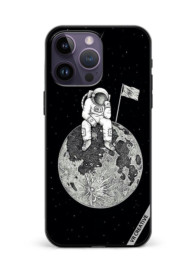 VR CREATIVE غطاء حماية لجهاز آبل آيفون 15 برو تصميم ماذا يمكن أن نفعل في هذا الكون متعدد الألوان - Image 1