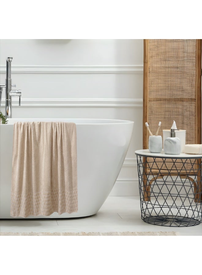 مورانو منشفة حمام مورانو ليجاسي مصنوعة من القطن بنسبة 100%، ناعمة الملمس، ماصة، للاستخدام في الحمامات والفنادق والمنتجعات الصحية، بتصميم عصري، سريع الجفاف، مريح الملمس، أنيق، قماش عالي الجودة، 90×150 سم - Image 2