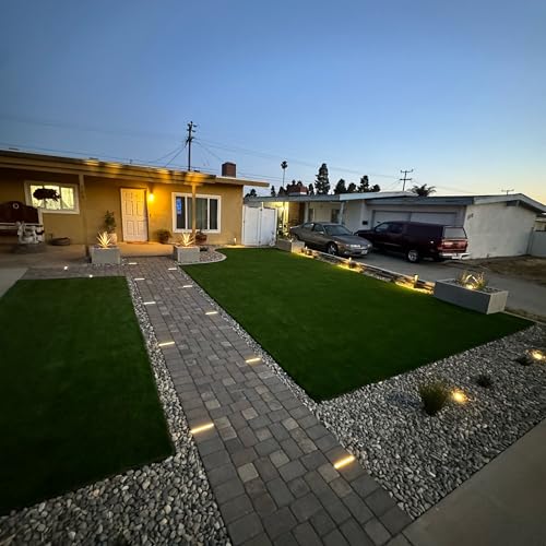 LUMENGY Paver Light Slim 0.5x9 Inch (0.55x8.85), 2700K Warm White, Glare-Free Linear Lighting for Driveways, Walkways and Paver Borders, 12V Hardwired, IP67 Waterproof, Drive-Over Rated - Image 2