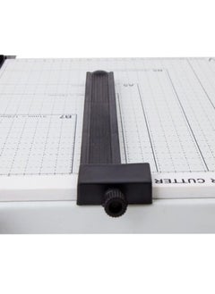 ZCM-HAPPY Paper Cutter A4 Stack Paper Trimmer Photo Cutter Craft Machine for Office Home or School White Color  - Image 4