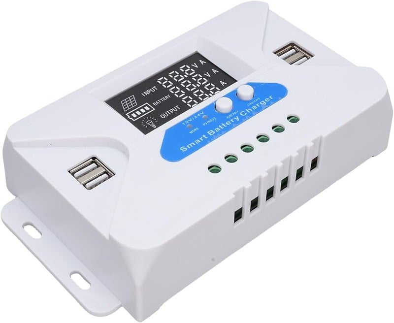 60A MPPT Solar Charge Controller with LCD Display Fast Charging for Mobile Devices Camping - Image 4