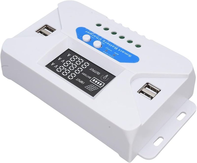 60A MPPT Solar Charge Controller with LCD Display Fast Charging for Mobile Devices Camping - Image 3