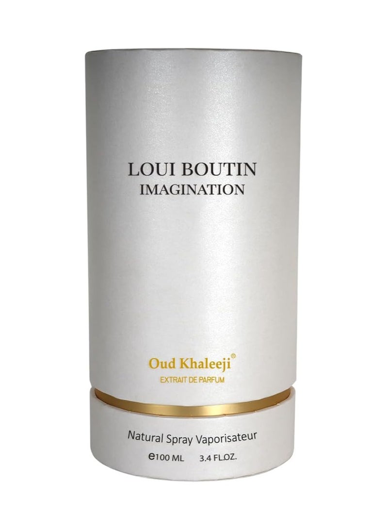 Oud Khaleeji LB Imagination EDP 100ML | Fresh Long-Lasting Perfume for Men | Citrus Aromatic Fragrance | Gents Fragrance - Image 3