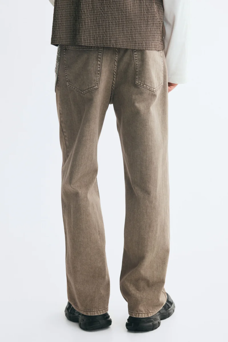H&M  Relaxed Fit Cotton trousers for Men | Best Price UAE