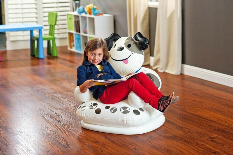 INTEX كرسي حيوانات قابل للنفخ من بي في سي (متعدد الألوان) - للأطفال - Image 3