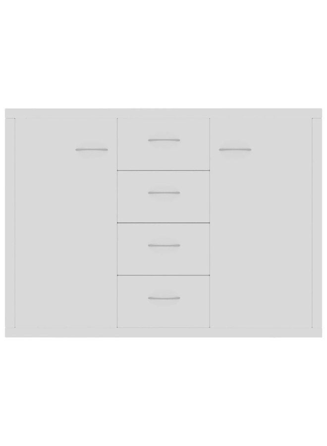 vidaxl vidaXL Sideboard White 88x30x65 cm Engineered Wood  - Image 2