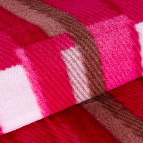 CHANDRAVATI Fleece|| Quilt Cover/Duvet Cover/Rajai Cover/Blanket Cover for Winters (RC-Pink, 60x90) - Image 5