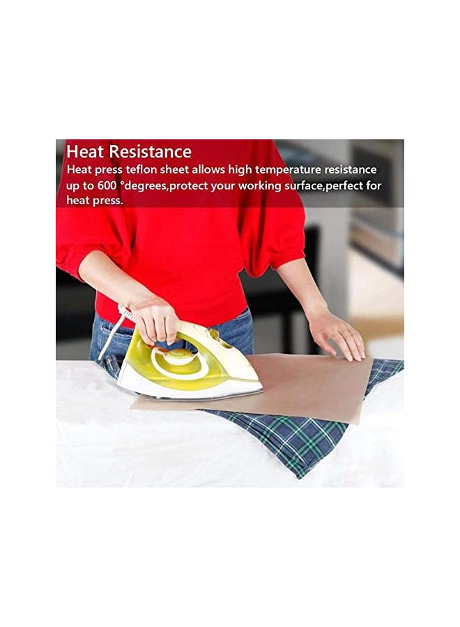 S-TOP Sheet, 2 Pack 12 x 16" and 2 Rolls 10mm X 33m Heat Resistant Sublimation Tape, Heat Press Transfer Non Stick Paper Reusable Heat Resistant Craft Mat for Heat Press Machines - Image 4