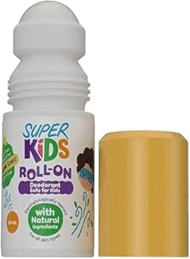 Super Kids Roll-On Deodarnt Safe For Kids Pineapple Scent 30ml