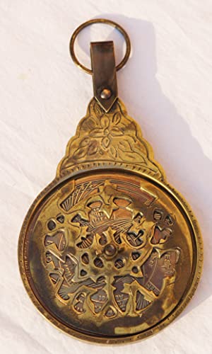 Mai Brass Astrolabe Vintage Antique Astrolabe 8" English Globe Navigation Maritime Astrological Calendar Collectible Navigation Astrolabe by Marine International - Image 2