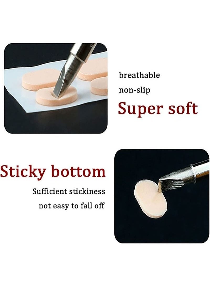 ١٢٠ زوجًا من وسادات أنف النظارات، وسادات أنف ذاتية اللصق مصنوعة من الإسفنج الناعم، تتوفر بثلاثة أشكال من الإسفنج المضاد للانزلاق. - Image 2