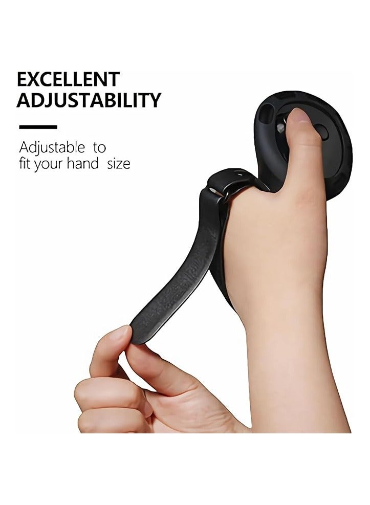 بروماس مجموعة ملحقات 5 في 1 متوافقة مع Quest 3، غطاء سماعة الرأس، غطاء مقابض وحدة التحكم، زجاج مقسى لعدسة الكاميرا، غطاء وجه من السيليكون ووسادة أنف - Image 3