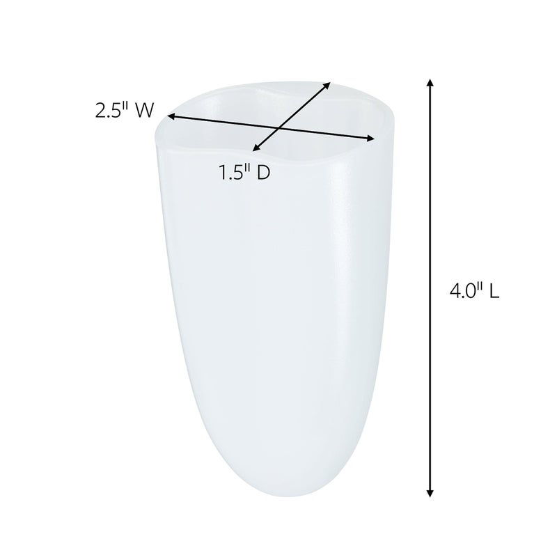 Command Bath Razor Holder, Clear Frosted, 1-Holder, 1- Water-Resistant Strip, Organize Damage-Free - Image 3