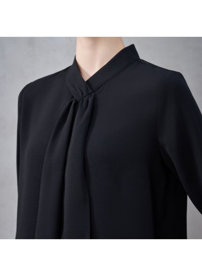 G2000 Textured Ribbon Design Women's Autumn Winter Comfortable Long Sleeve Casual Shirt Mall Same Style - Image 3