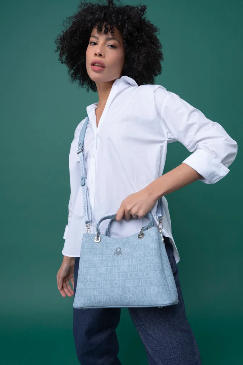 يونايتد كولورز أوف بينتيون Benetton Women's Handbag Blue BNT1315