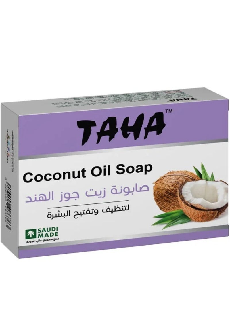 طه قطعتين من صابونة زيت جوز الهند 125X2 جرام - Image 2