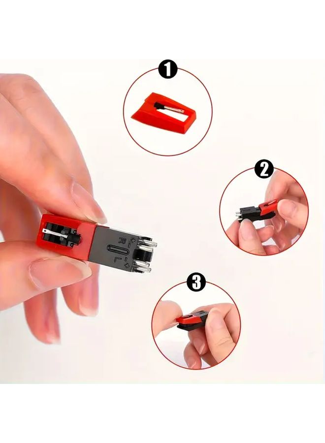 4PCS Record Player Needle Diamond Stylus Replacement For Vinyl LP Turntable - Image 5