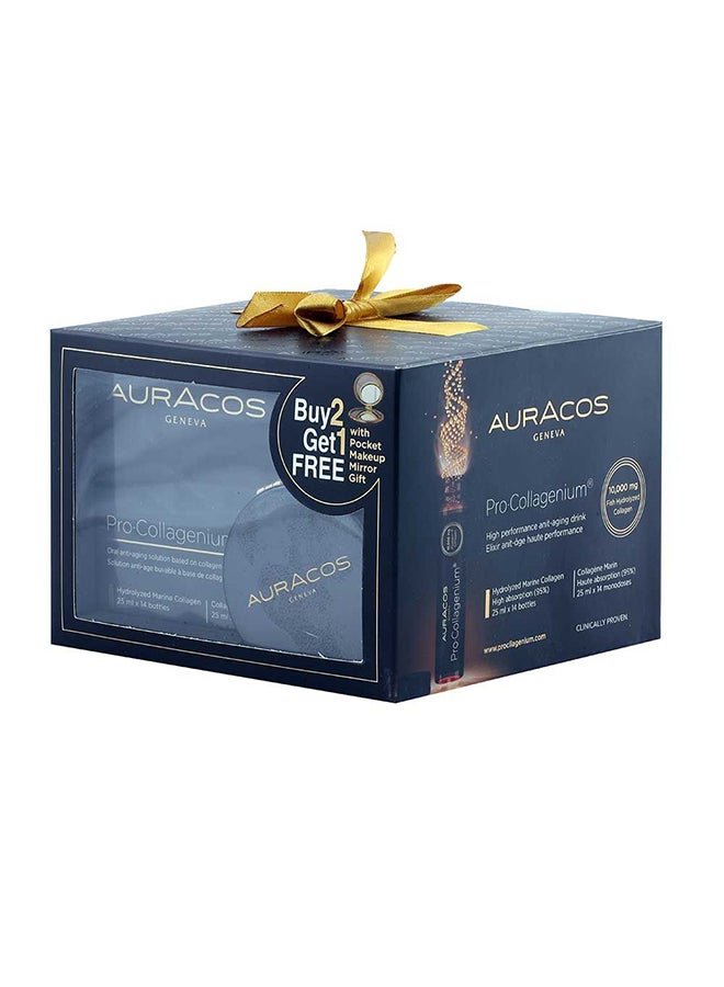 Auracos Geneva Pro Collagenium 25 mL Oral Anti-Aging Solution 14's 2+1 PROMO - Image 2