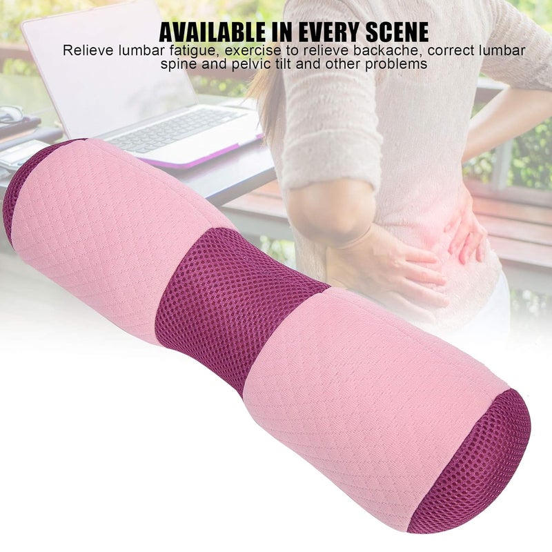 woobles Yoga Bolster Pillow Yoga Waist Pillow Lumbar Vertebra Pelvis Correction Bolster Cushion Memory Foam Block - Image 2