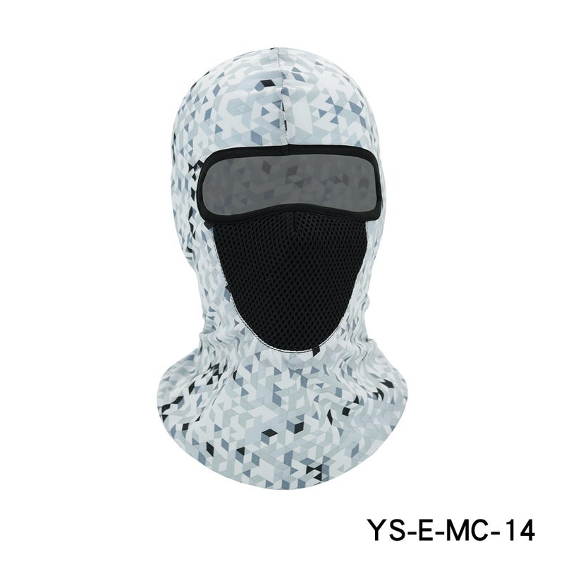 Generic Cycling Face Mask Outdoor Sports Cap Breathable Dustproof YS-E-MC-14 Check White 