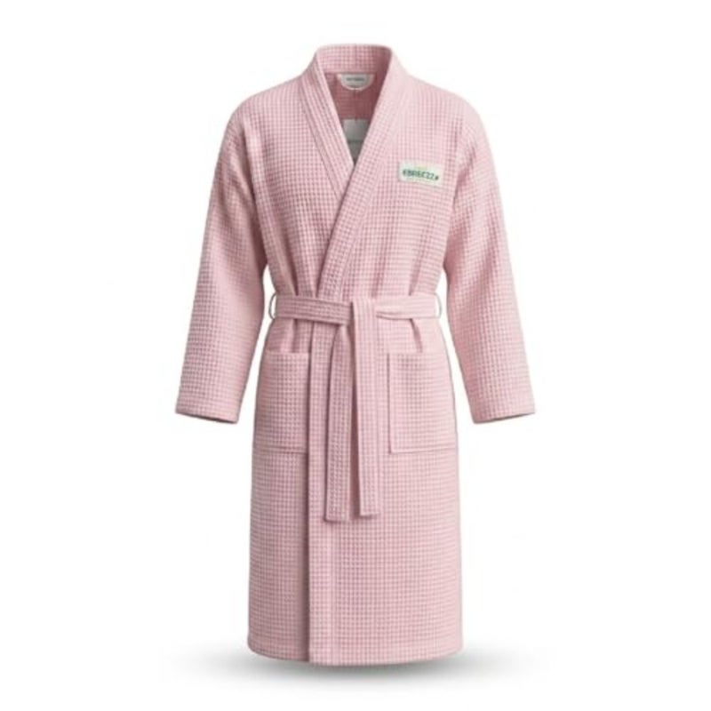 Waffle Bathrobe, 280 GSM Cotton, Soft and Comfortable, Breathable Quick Drying Robe, for Adults and - Image 1