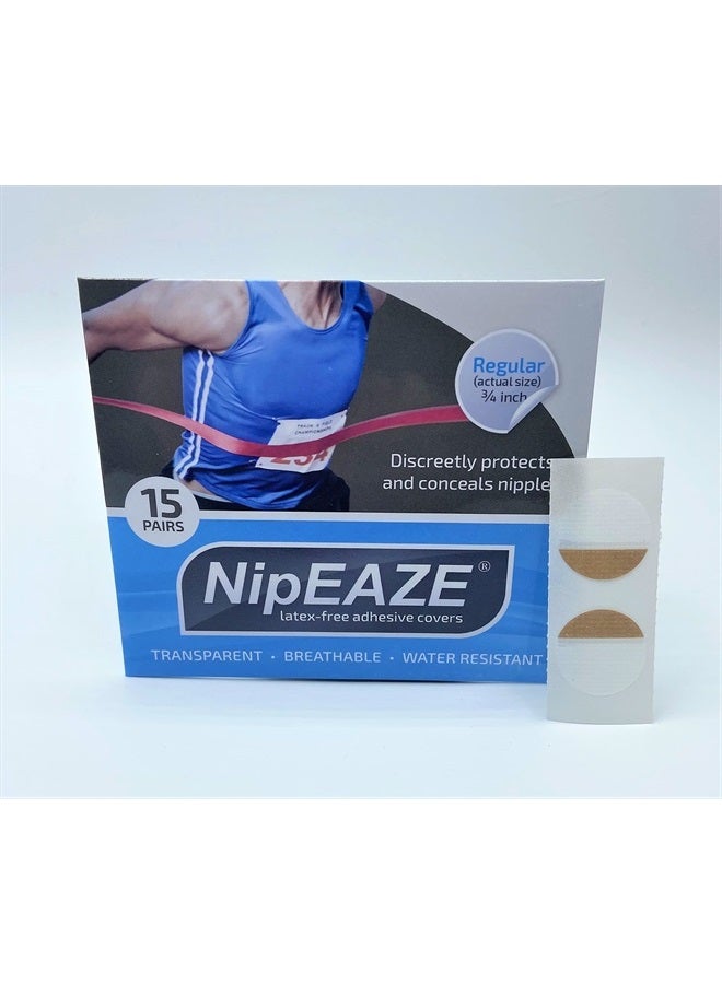 NipEaze The Original Sports Nipple Cover - Nipple Chafing Prevention (Regular - 15pairs) - Image 2