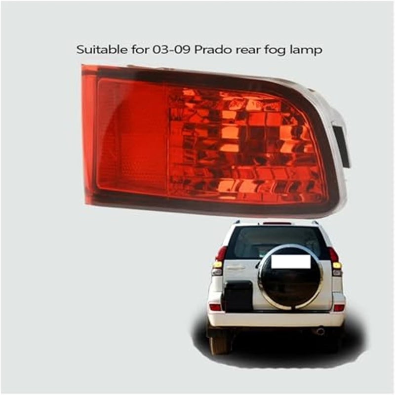 Wivplex Rear Bumper Reflector Light for Toyota Land Cruiser Prado 2003-2009 - Image 4