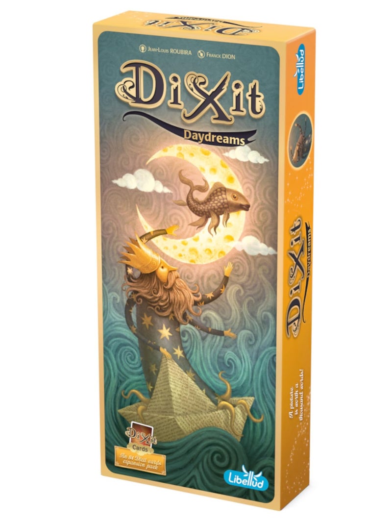 Asmodee Dixit Daydreams Board Game EXPANSION - Surreal Artistry with 84 Enigmatic Cards! Creative Storytelling Game, Family Game for Kids & Adults, Ages 8+, 3-6 Players, 30 Min Playtime, Made by Libellud - Image 1
