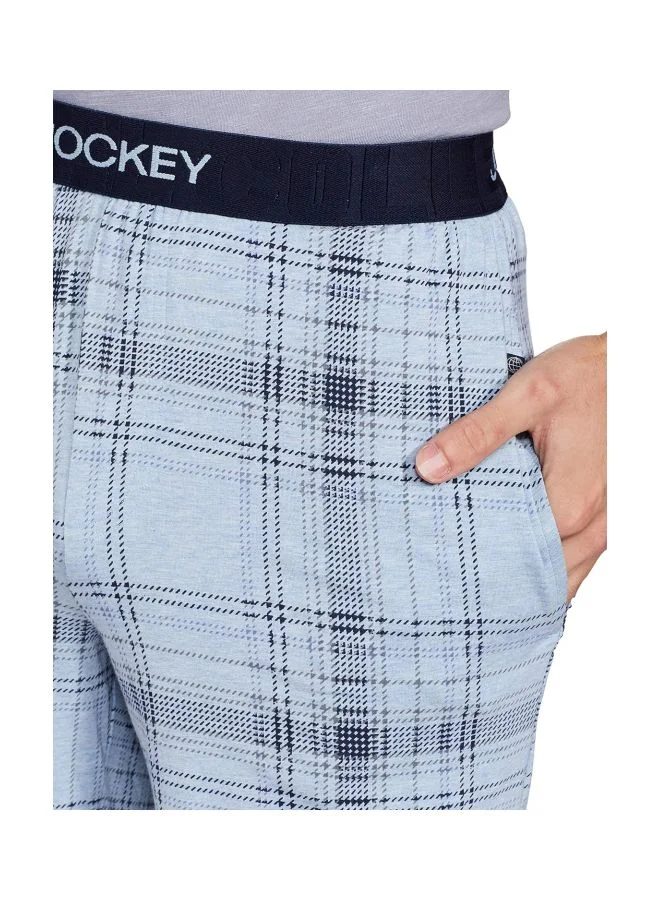 JOCKEY Jockey IM02 Men Tencel Micro Modal Cotton Elastane Stretch Regular Fit Checkered Sleep Shorts with Side Pockets