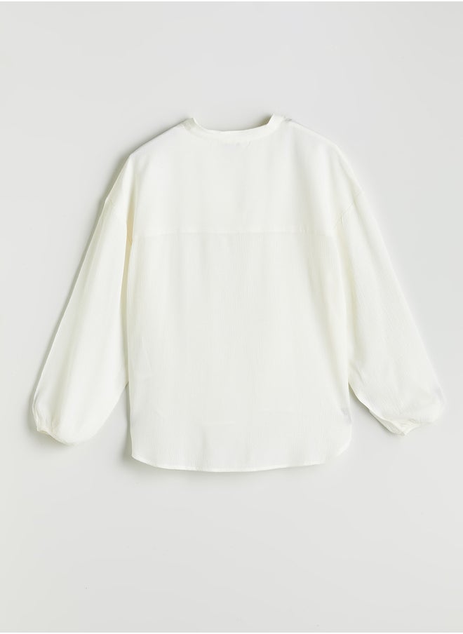 LC WAIKIKI Wide Neck Plain Women's Blouse  - Image 2