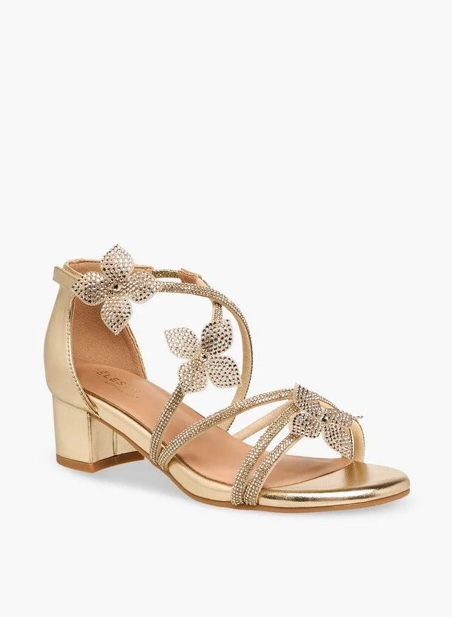 سيليست صنادل بكعب عريض بحزام للبنات تشكيلة رمضان