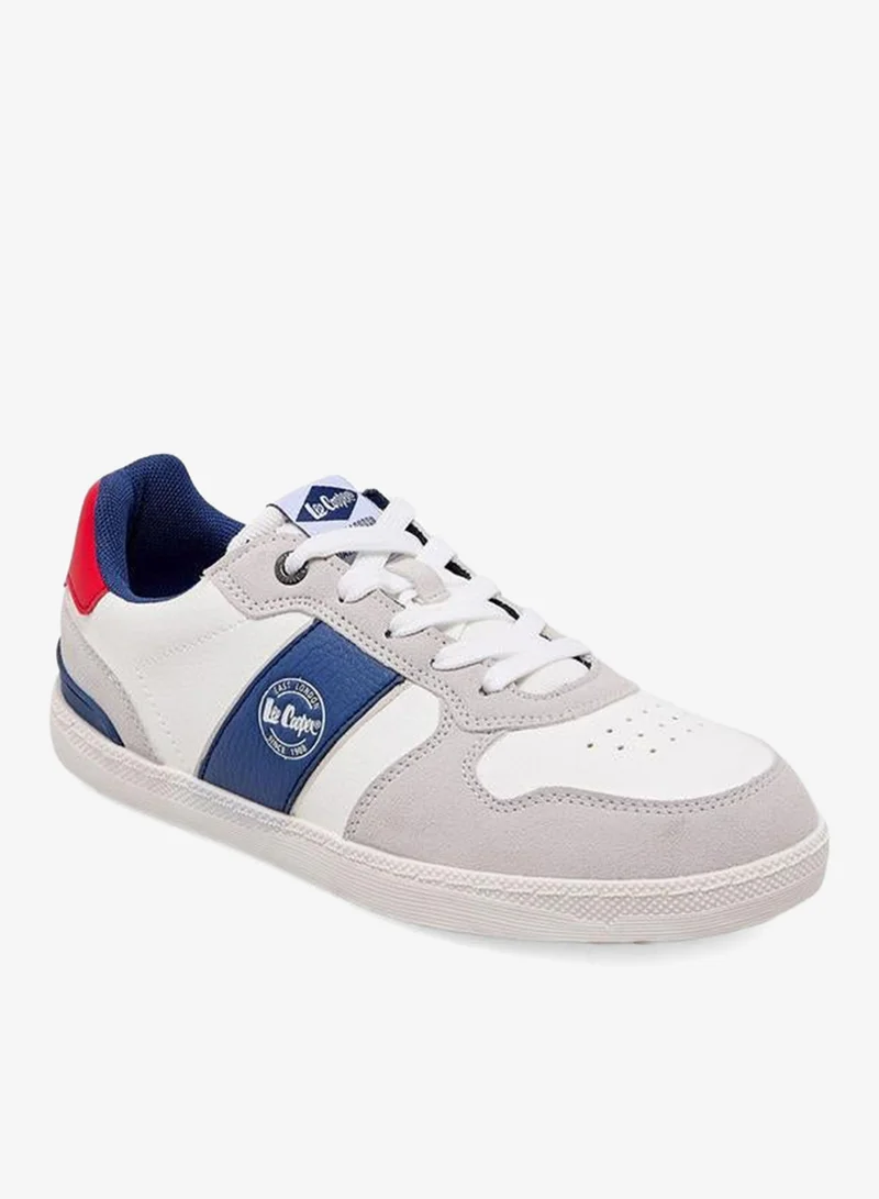 لي كوبر Boys Panelled Lace-Up Sneakers