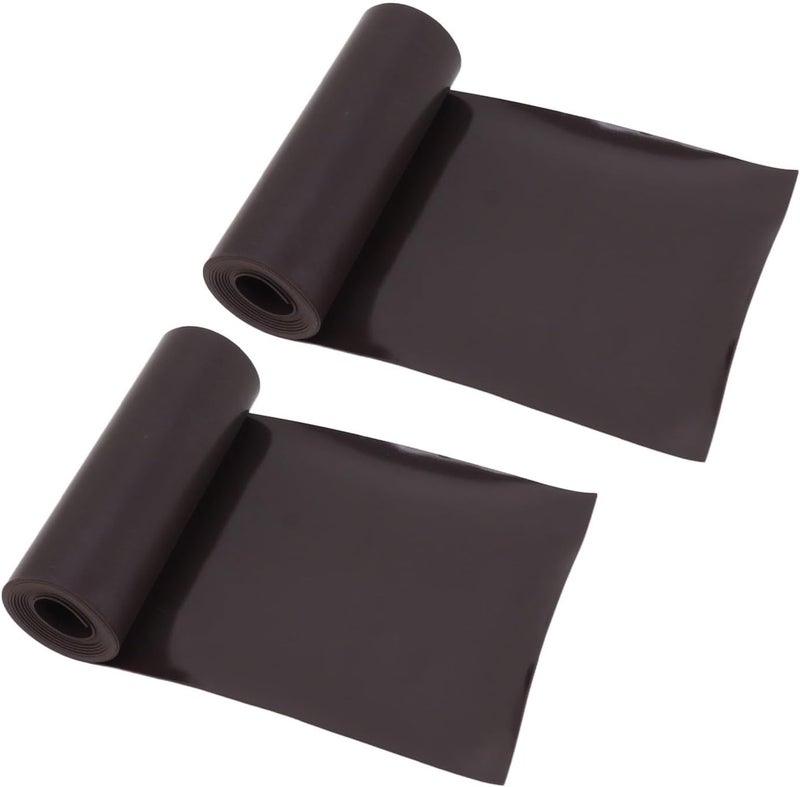Magnetic Fireplace Screen, 2pcs Magnetic Rubber Draft Stopper Windproof Indoor Fireplace Blocker Fire Place Draft Blanket Heat Loss Cover (91.44 * 10.16cm) - Image 1