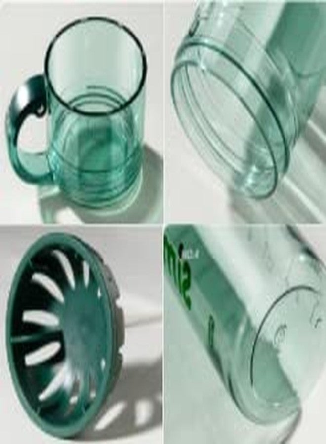 TEMSON Fruit Infuser Detox Water Bottle, BPA-Free Stylish Water Bottle with Rod & ebook, Fruit Detox Bottle for Girls,Kids Water Bottle - 620 ML (FQ-3150) (Green) - Image 4