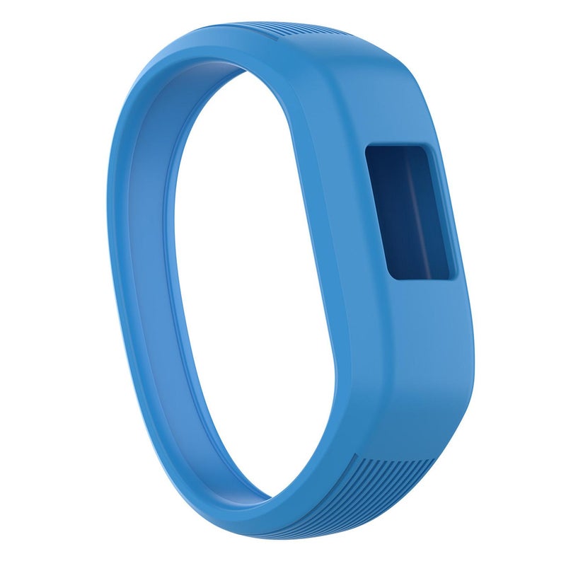 erorex For Garmin Vivofit Jr 2 / Vivofit 3 Silicone Sport Watch Band, Size:L(Sky Blue) - Image 3
