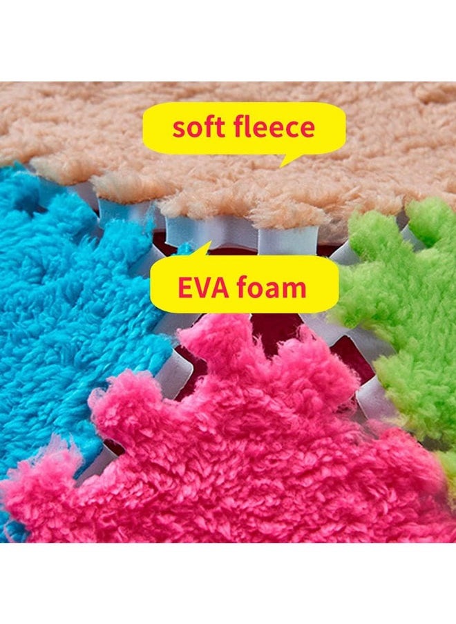 Generic 10Pcs 11” x 11” Cat Cage Pads Washable, Reusable Cat  Fleece Cage Liners Soft Warm Rabbit Sleep Mat Blanket Bed (White)  - Image 4