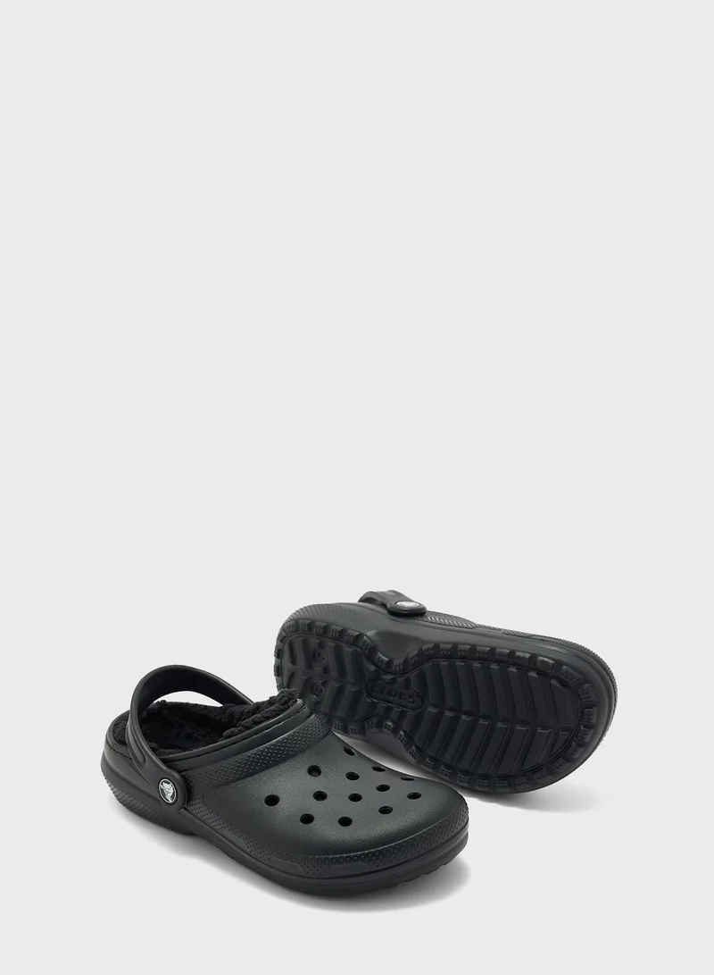 crocs Kids Classic Lined Clog Sandals