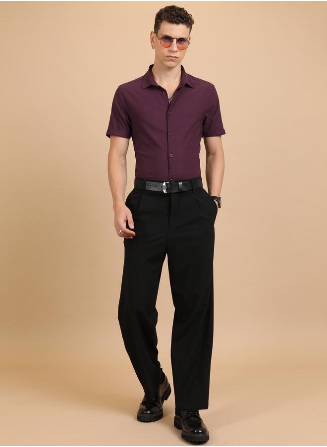 قميص كاجوال بقصّة Slim Fit وياقة واسعة - pzsku/Z016C55F439B86A597428Z/45/_/1721321333/b38374fe-97b9-459e-802a-8f2bc158b971